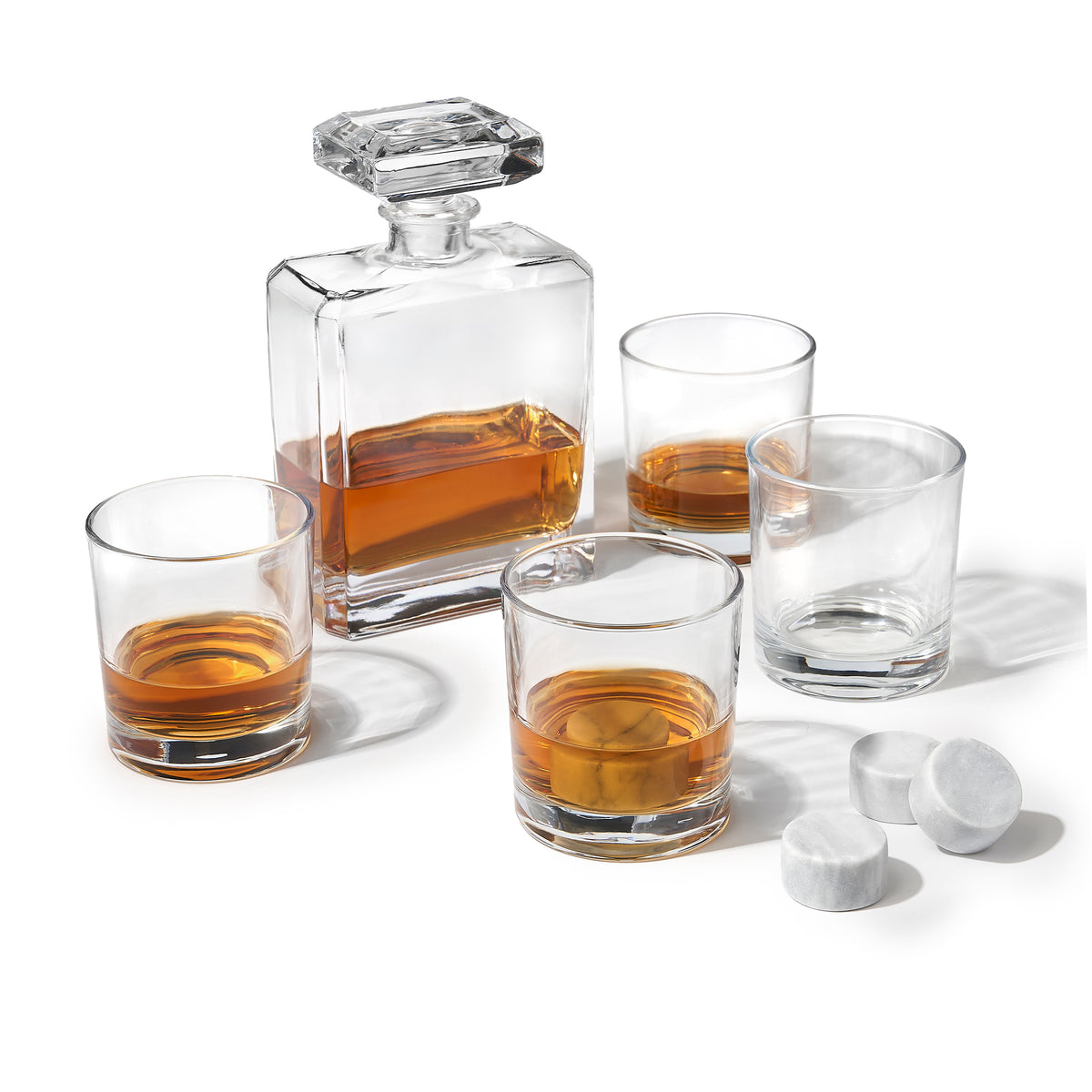 Chateau 9 Piece Whiskey Decanter Set – Godinger