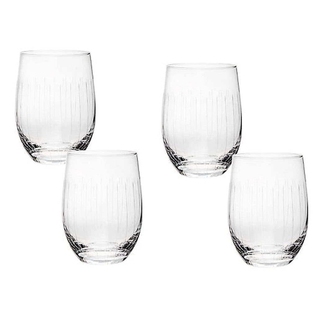 Lincoln Stemless Wine Glass, Set of 4 godinger