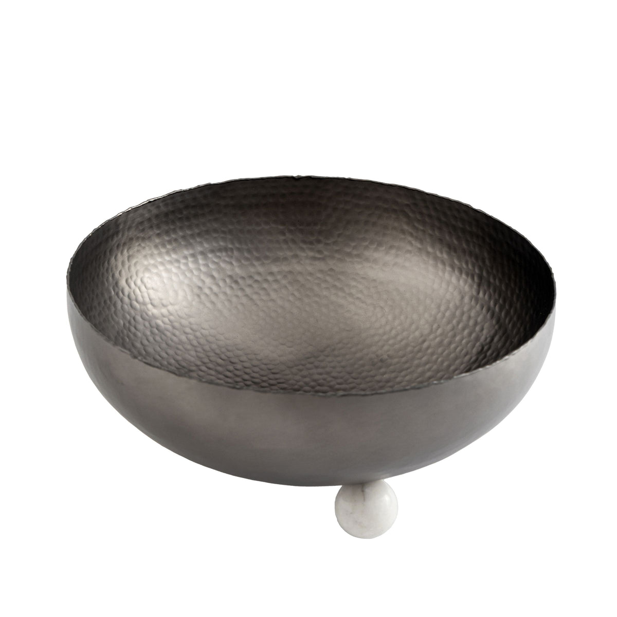 Temari Hammered Gunmetal Footed Salad Bowl – Godinger
