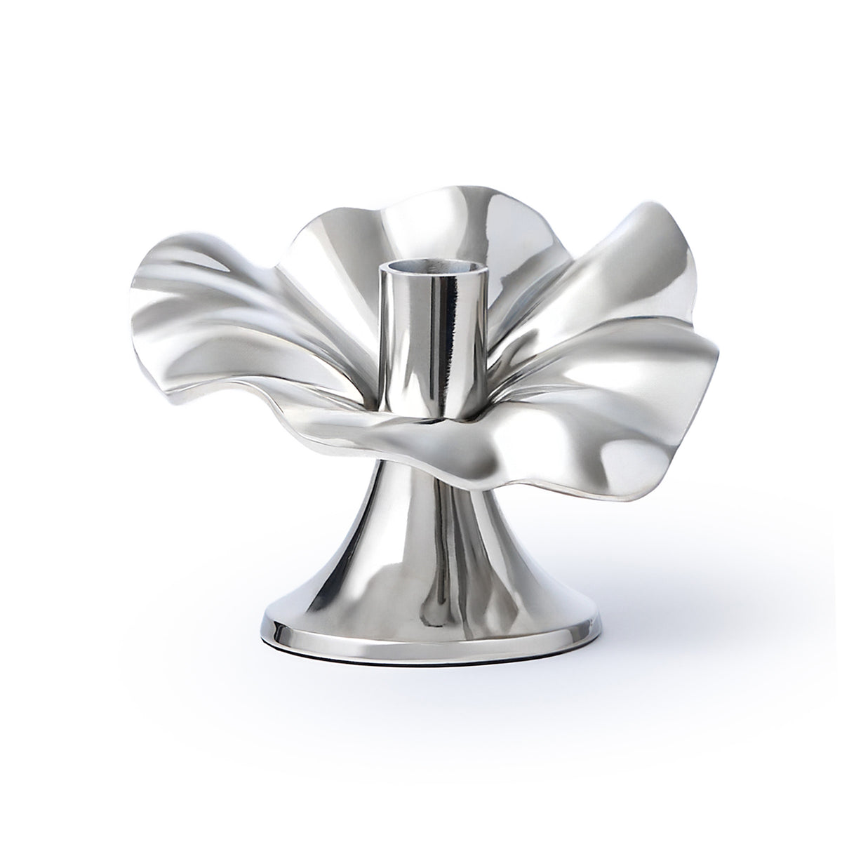 Blossom Platinum Tapered Candle Holder 6