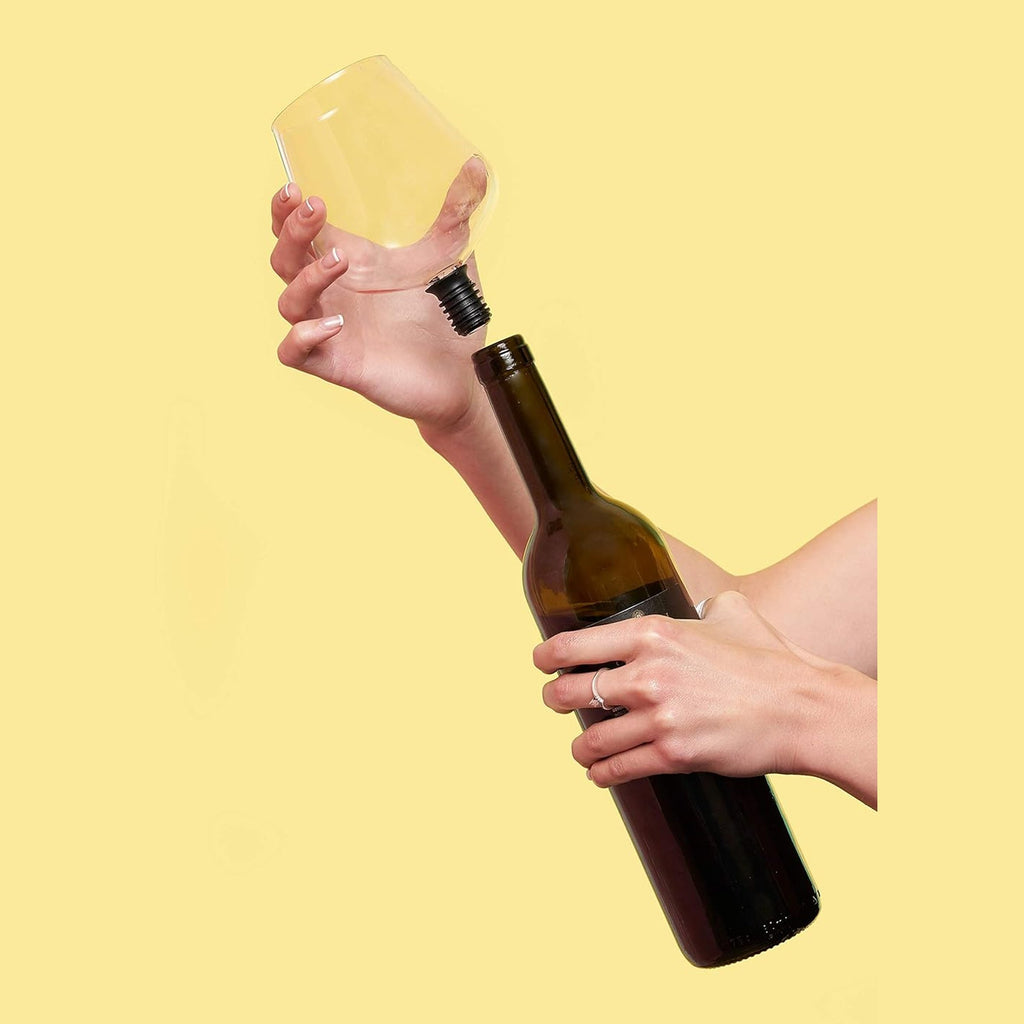 Chugmate Wine Glass Bottle Topper godinger