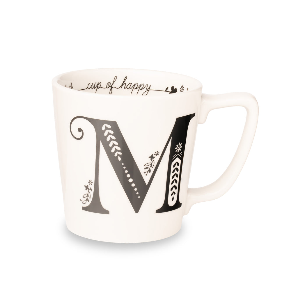 Cup of Happy Letter Mug M godinger
