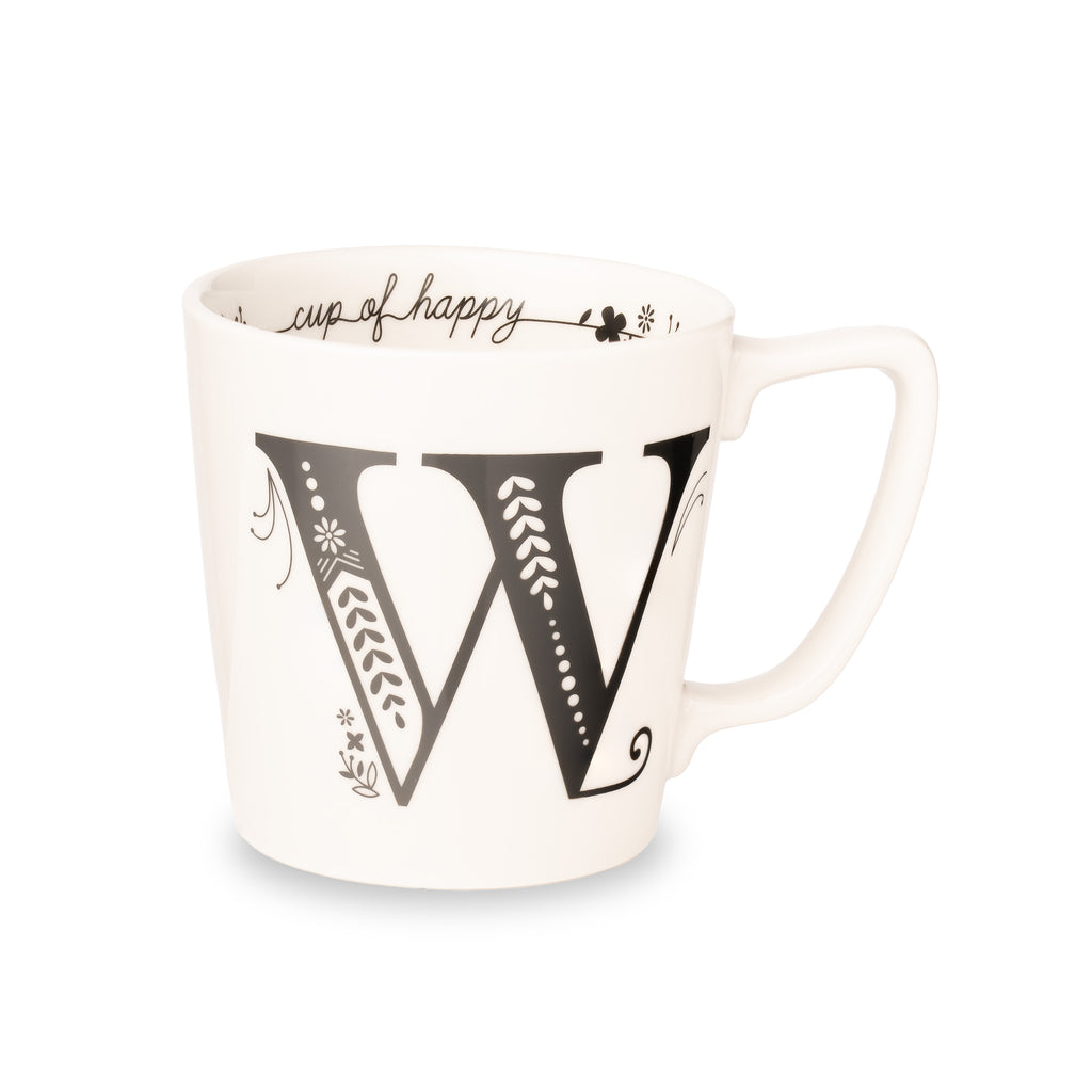 Cup of Happy Letter Mug W godinger