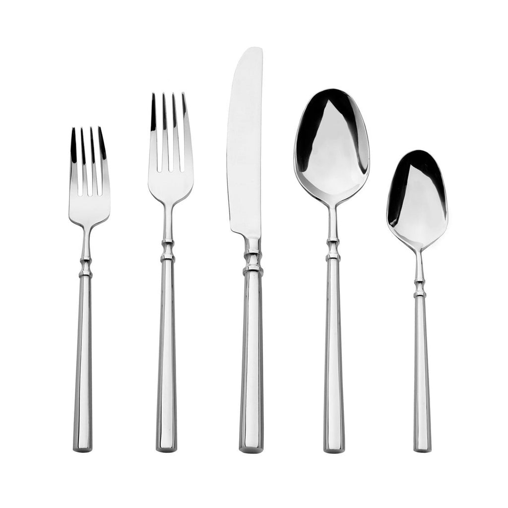 Regal Mirrored 18/10 Stainless Steel 20 Piece Flatware Set, Service For 4 godinger