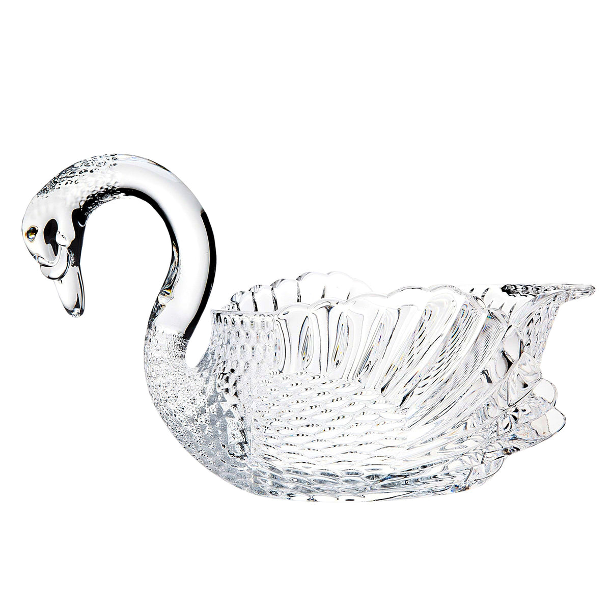 その他 swan crystal Swan Crystal Serving Bowl – Godinger