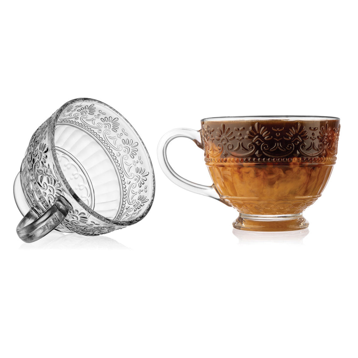 Villa Oversized Coffee Mug, Set of 2  Godinger