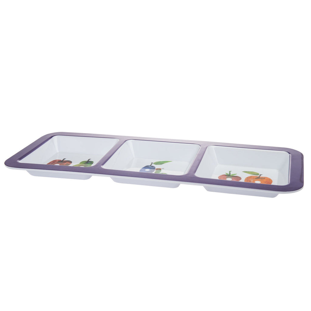 The World of Eric Carle, The Very Hungry Caterpillar Tiny & Hungry Sectional Platter godinger
