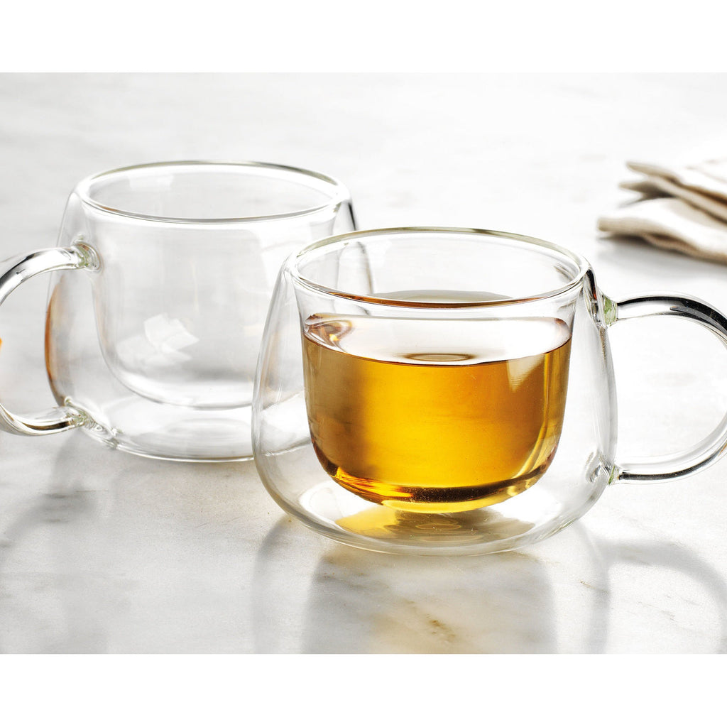 Alesia Tea Double Wall Cup, Set of 2 godinger