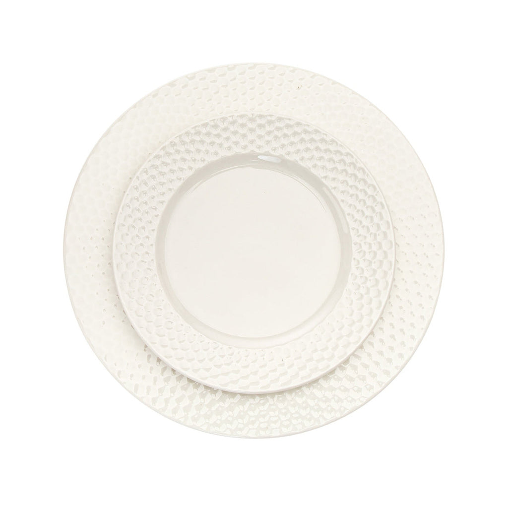 Fossette Porcelain 18 Piece Dinnerware Set, Service For 6 godinger