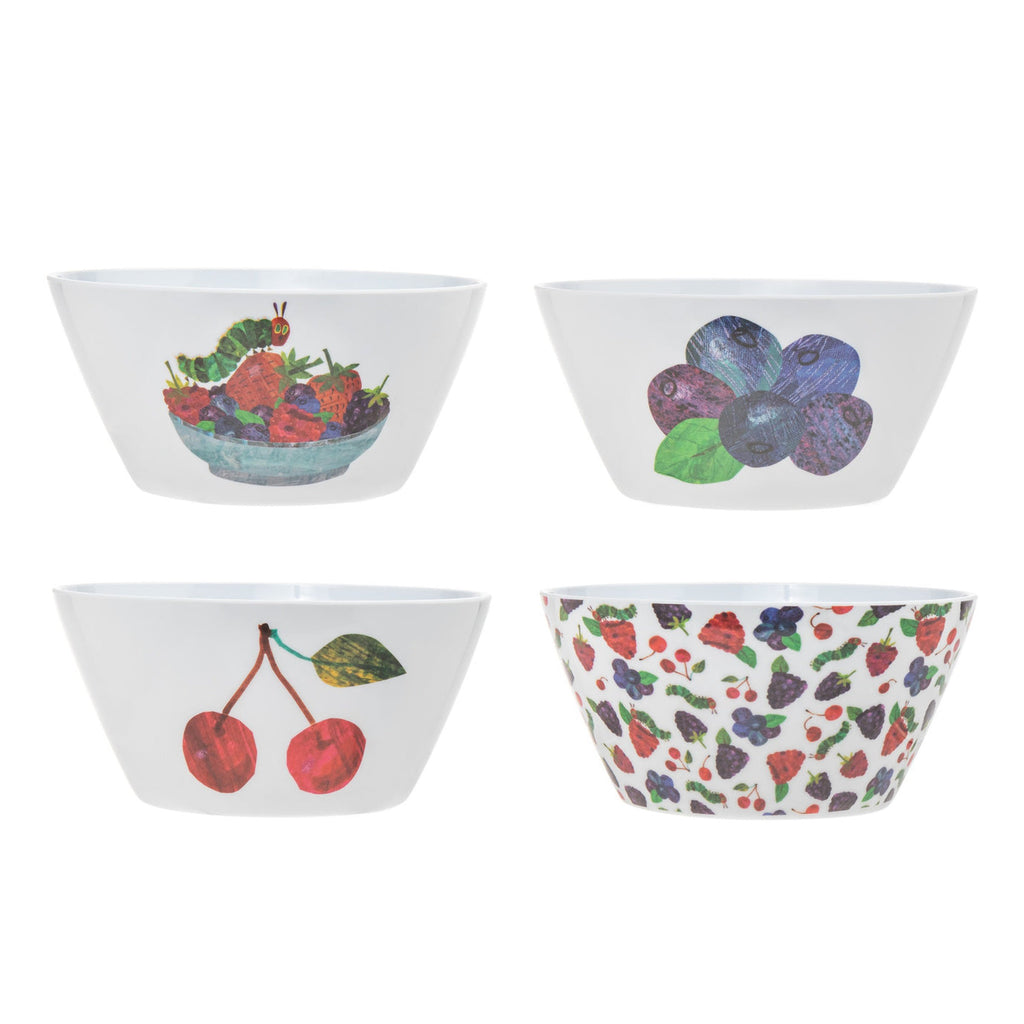 The World of Eric Carle, The Very Hungry Caterpillar Berry Cereal Bowl, Set of 4 godinger