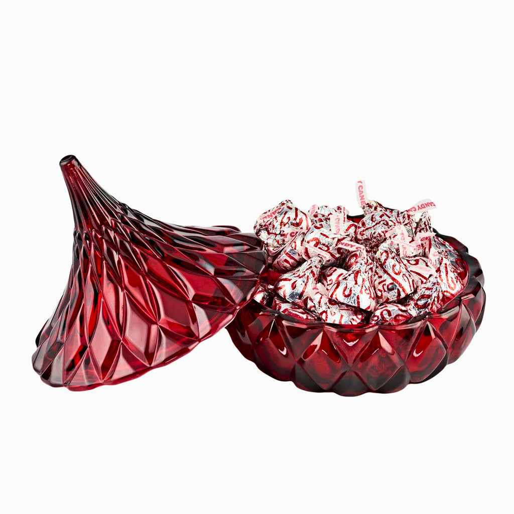 Hershey's Kisses Red Box Godinger Cut Crystal, Hershey's, Hershey's Kiss, Kiss, Red