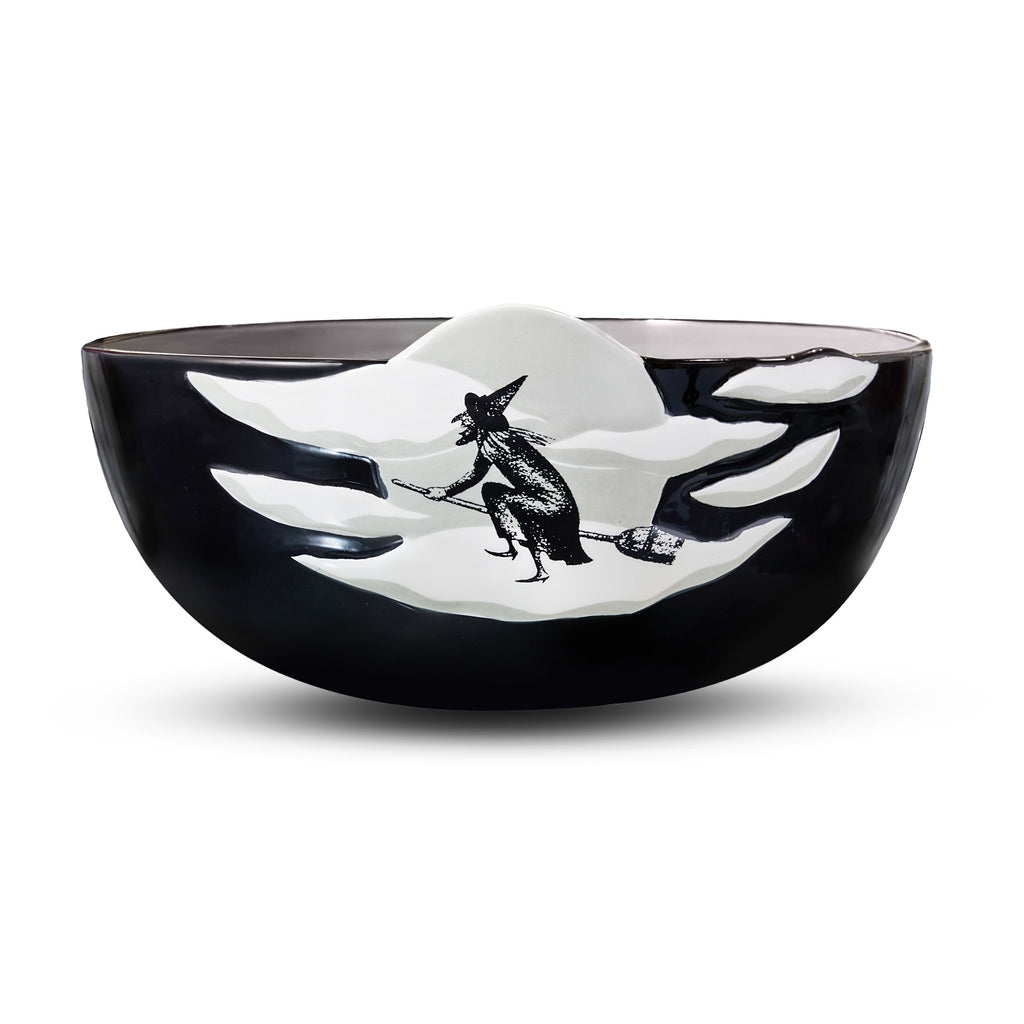 Witching Hour Serving Bowl Godinger All Kitchen, Black, Halloween, Halloween Party, Kitchen, Serving Bowl, Serving Bowls Godinger