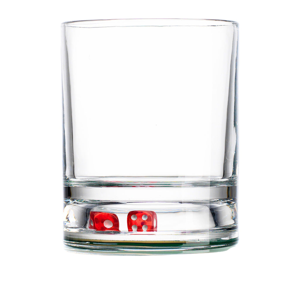 Craps Shoot Double Old Fashion, Set of 2 Godinger All Barware, All Glassware, All Glassware & Barware, Craps Game, Craps Table, Dice, DOF, DOF & Highball, Double Old Fashion, Glassware, Glassware & Barware