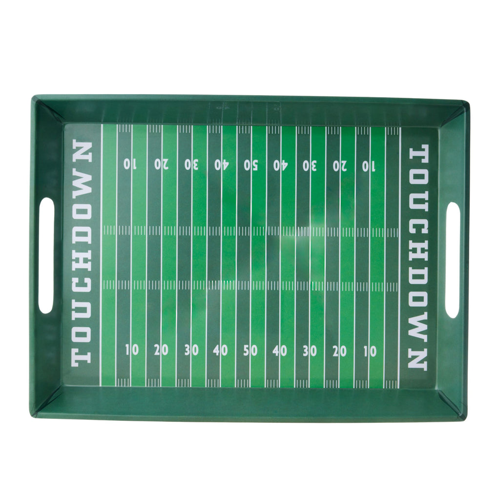 Godinger League Melamine Handled Football Field Tray Godinger Godinger League