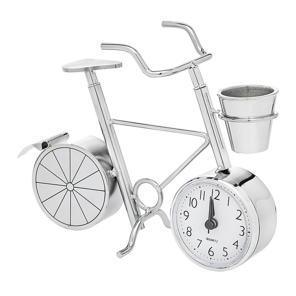 Bicycle Desk Set Clock godinger