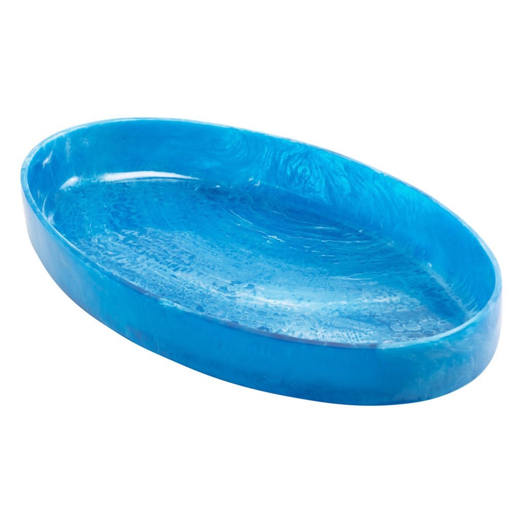 Lucente Blue Resin Oval Serving Bowl Godinger All Kitchen, Blue, Blue Lucente Resin, Blue Resin, Blue Resin Bowl, Bowls, Kitchen, Lucente, Lucente Resin, Oval Serving Bowl, Pink Resin Oval Serving Bowl, Resin, Resin Bowl, Serving Bowl, Serving Bowls