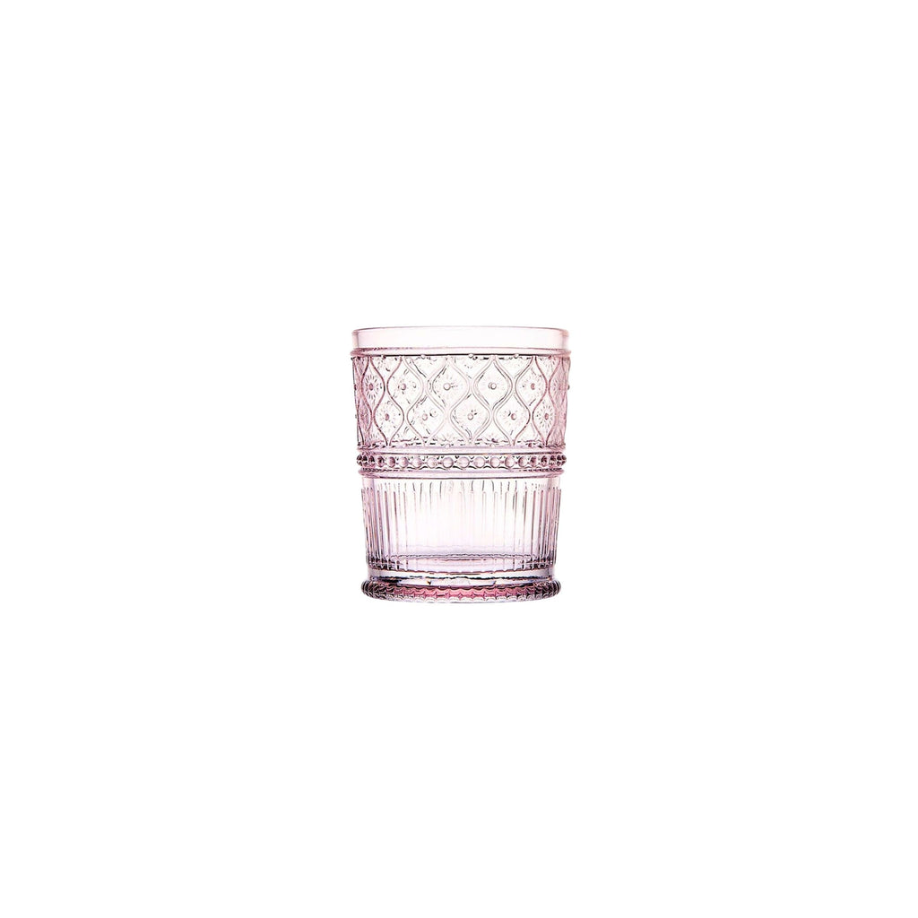 Claro Pink Double Old Fashion, Set of 4 Godinger All Barware, All Glassware, All Glassware & Barware, Claro, Claro Double Old Fashion, Clear Claro, DOF, DOF & Highball, Double Old Fashion, Glassware, Glassware & Barware, Pink, Pink Claro