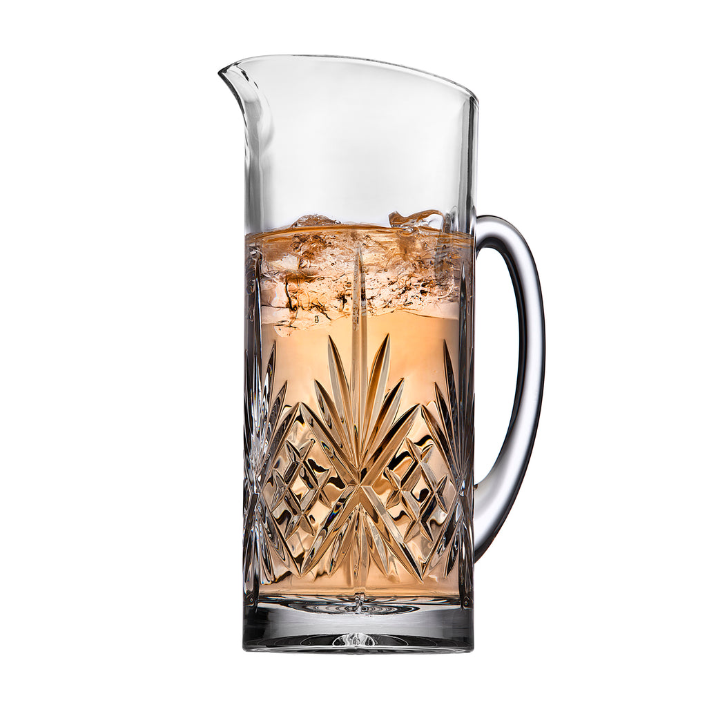 Dublin Crystal Beverage Pitcher Godinger All Glassware, All Glassware & Barware, Cut Crystal, Dublin, Dublin Crystal, Dublin Glassware, Dublin Kitchen, Glass Pitcher, Pitcher, Pitchers