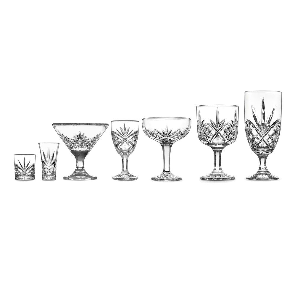 Dublin Crystal Flutes, Set of 4 Godinger All Glassware, All Glassware & Barware, Clear, Cut Crystal, Dublin Glassware, Wine & Champagne