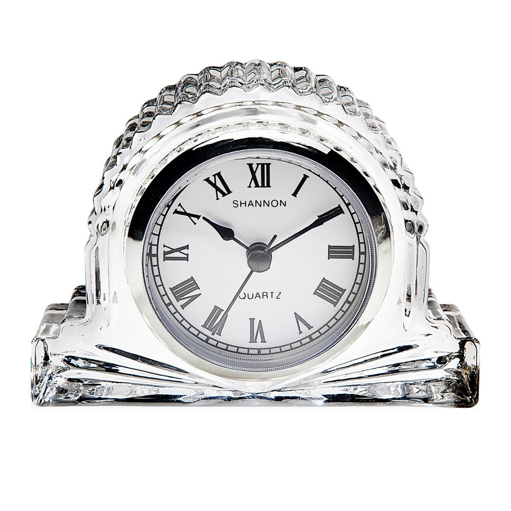 Dublin Crystal Small Mantle Clock godinger
