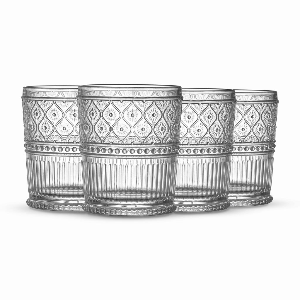 Claro Double Old Fashion, Set of 4 Godinger All Barware, All Glassware, All Glassware & Barware, Claro, Claro Double Old Fashion, Clear, Clear Claro, DOF, DOF & Highball, Double Old Fashion, Glassware Godinger