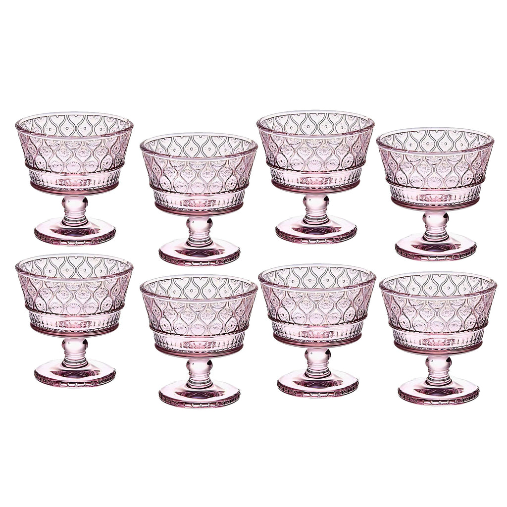 Claro Pink 8 Piece Taster Set Godinger Claro, Claro Pink Taster Set, Claro Set, Claro Taster Set, Pink Claro