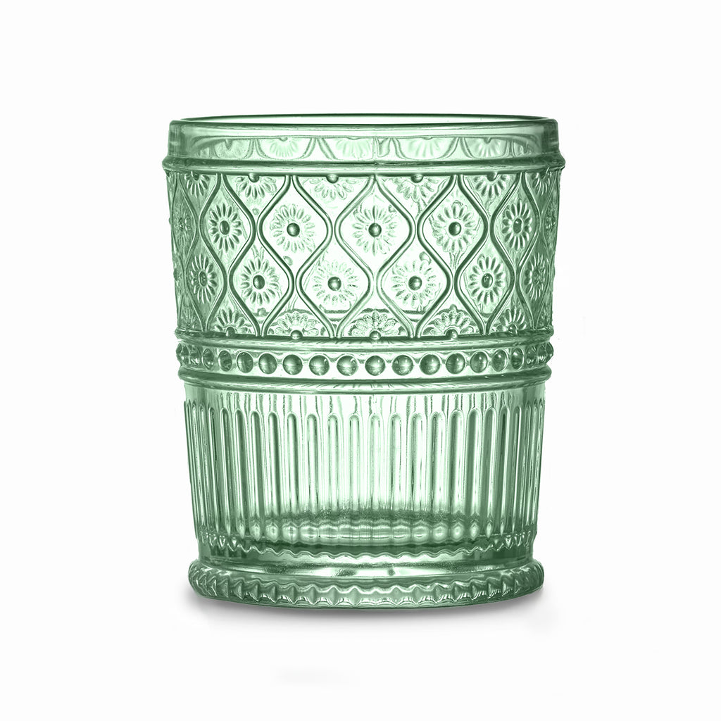 Claro Green Double Old Fashion, Set of 4 Godinger All Barware, All Glassware, All Glassware & Barware, Claro, Claro Double Old Fashion, Clear Claro, DOF, DOF & Highball, Double Old Fashion, Glassware, Green Godinger