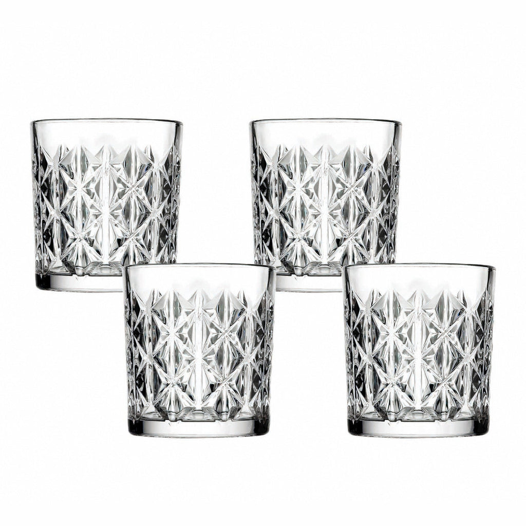 Claredon Double Old Fashion Glass, Set of 4 godinger