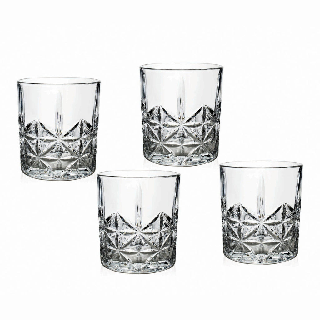 Tilden Double Old Fashion Glass, Set of 4 godinger