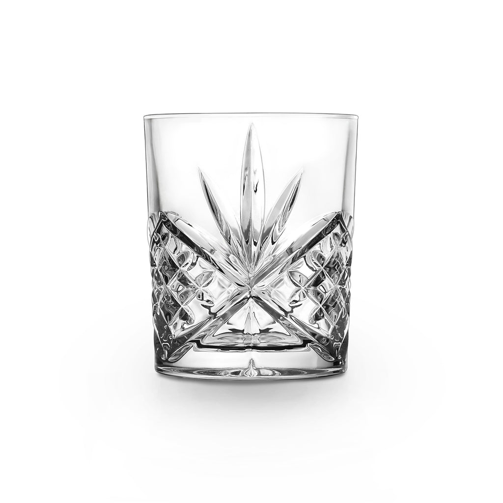 Dublin Crystal 12 Piece Double Old Fashion, Goblet, & Highball Glassware Set Godinger All Glassware, All Glassware & Barware, DOF, DOF & Highball, Dublin, Dublin Crystal, Dublin Glassware Godinger