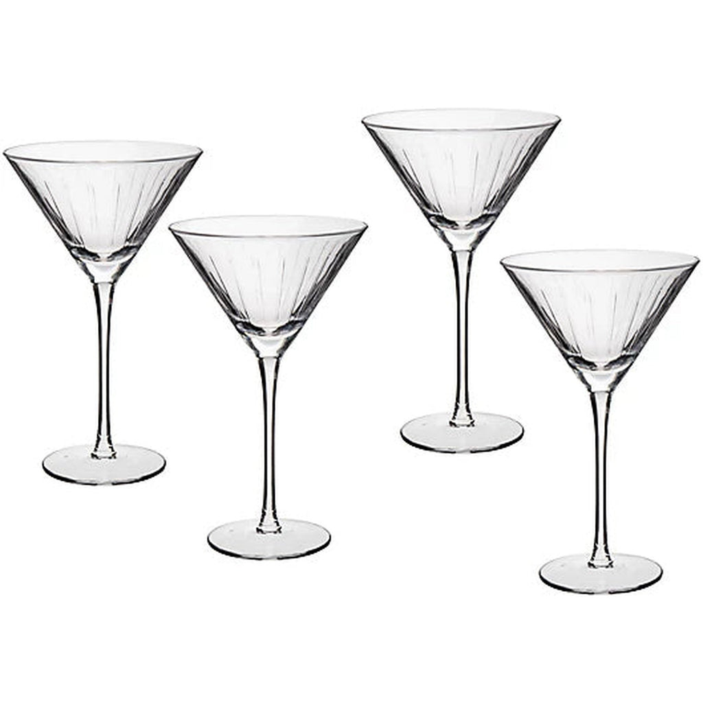 Godinger Martini Glasses, Coupe Cocktail Glasses, European Martini Glass  Cocktail Glass Set of 4, Blue, 6oz - Made in Europe…
