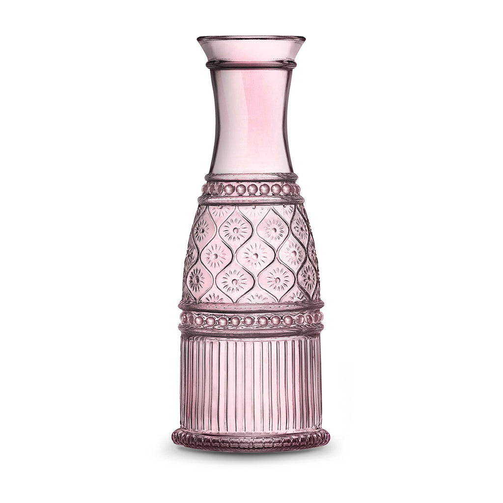 Claro Pink Carafe Godinger All Barware, All Glassware, All Glassware & Barware, Beverage Dispenser, Carafe, Claro, Pink, Pink Carafe, Pink Claro Godinger