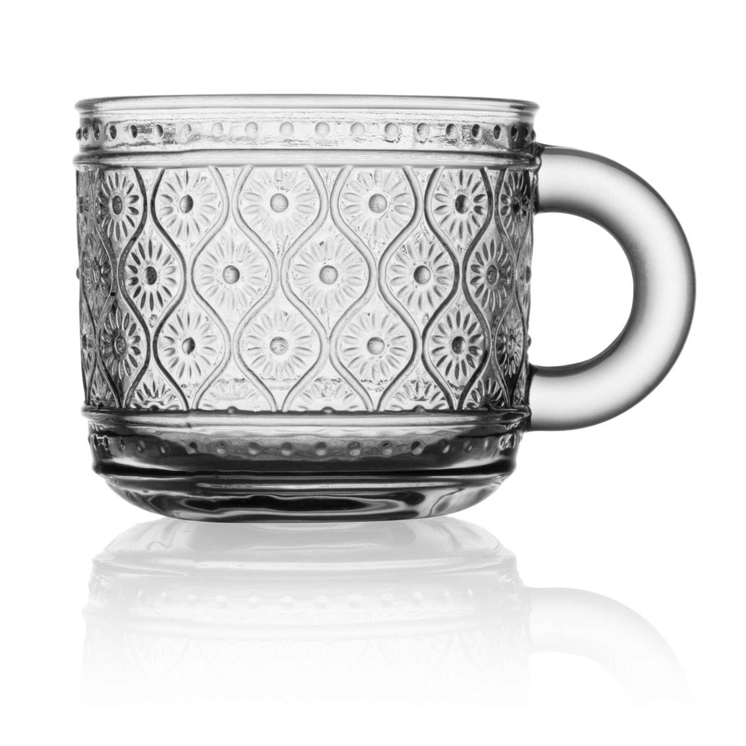 Claro Clear Espresso Mug, Set of 4
