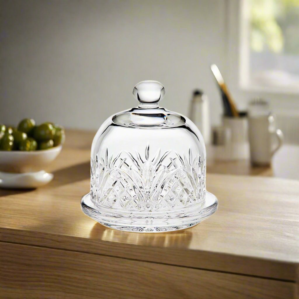 Dublin Crystal Butter Dome Set Godinger All Kitchen, Butter, Crystal, Cut Crystal, Dublin, Dublin Crystal, Dublin Kitchen, Kitchen Tools, Serving, Specialty Serving