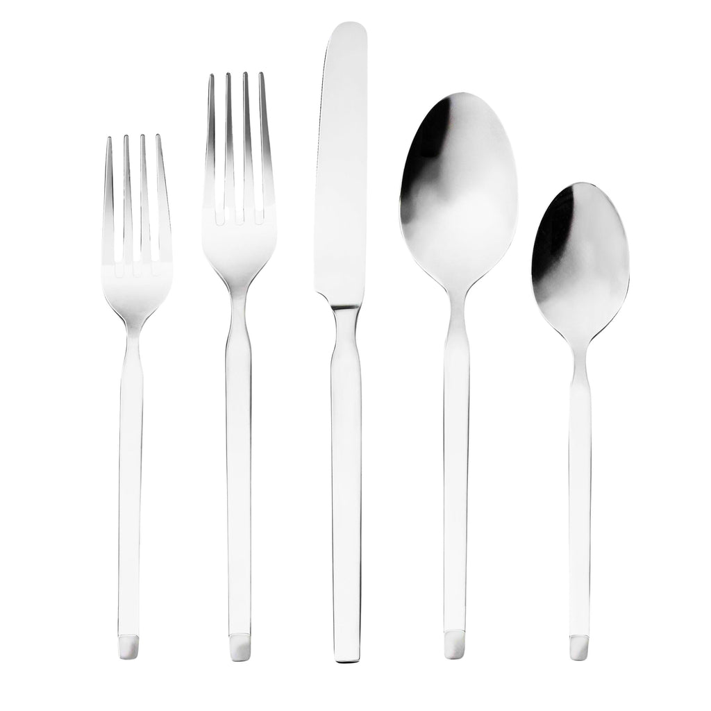 Ramp 18/0 Stainless Steel 20 Piece Flatware Set, Service For 4 Godinger 18/0 Stainless Steel, 18/0 Stainless Steel Flatware, 20 Piece Set, All Flatware & Serveware, Flatware Sets, Ramp, Service For 4, Stainless Steel, Tableware