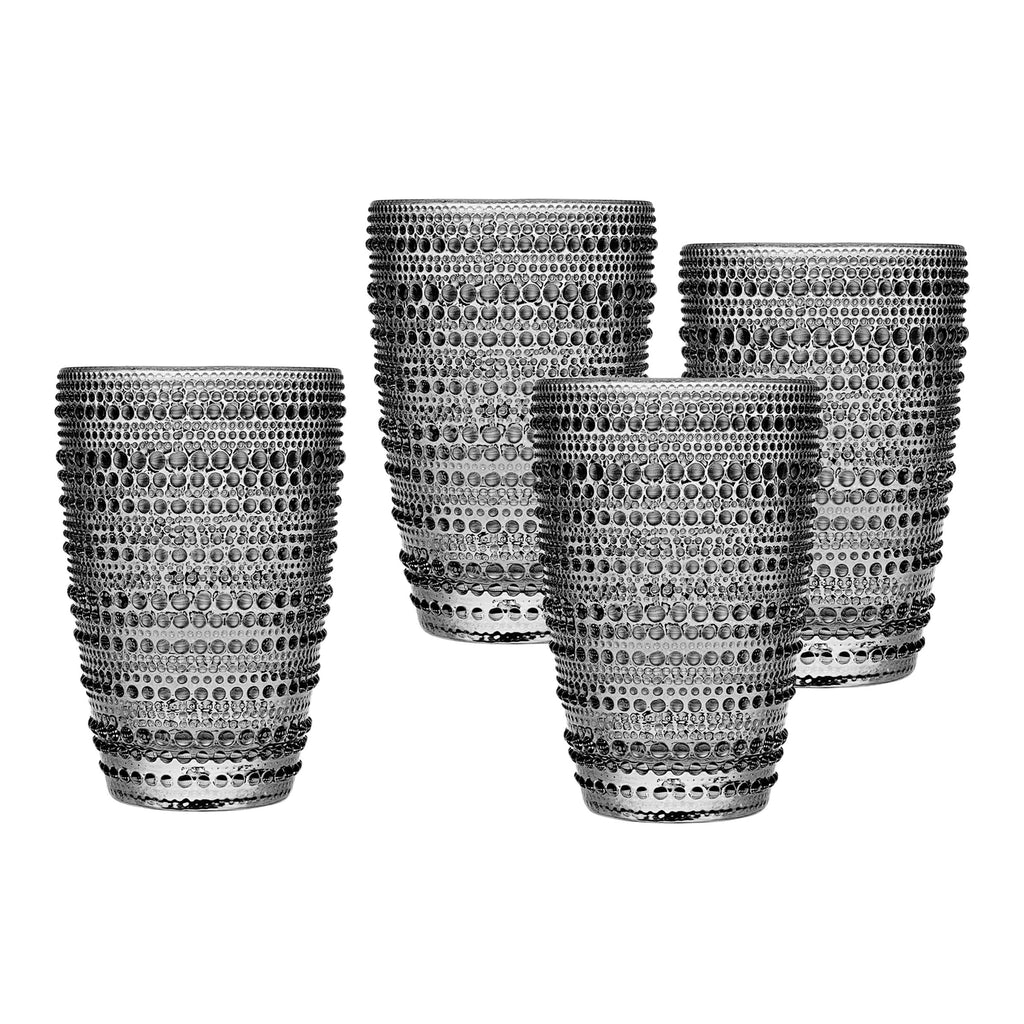 Lumina Smoke Highball, Set of 4 Godinger All Barware, All Glassware, All Glassware & Barware, Brooklyn Steel Co, DOF & Highball, Fortessa Jupiter, Glassware & Barware, Glaver's Hobnail, Grey, Highball, Highball Set, Hobnail, Hobnail Highball, Home Essentials Halo, Lumina, Lumina Grey, Lumina Highball, Lumina Smoke, Smoke