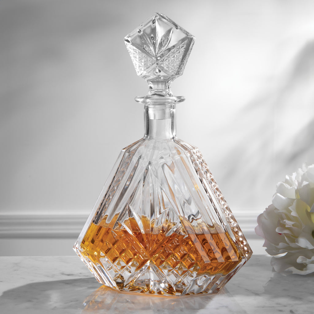 Dublin Crystal Triangle Decanter Godinger All Glassware, All Glassware & Barware, Cut Crystal, Decanter, Decanter & Decanter Sets, Dublin Glassware, Glassware & Bareware