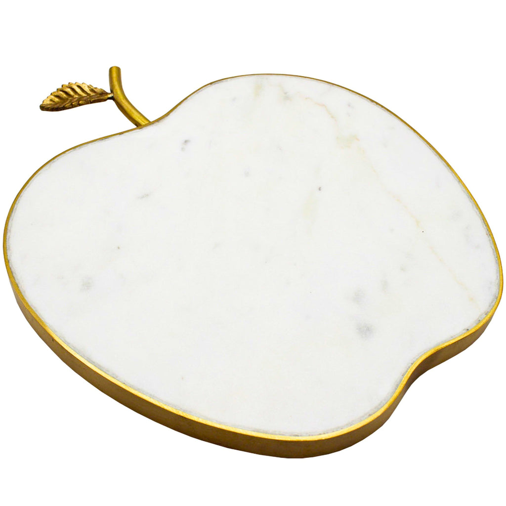 White Marble Apple Cheese Board godinger