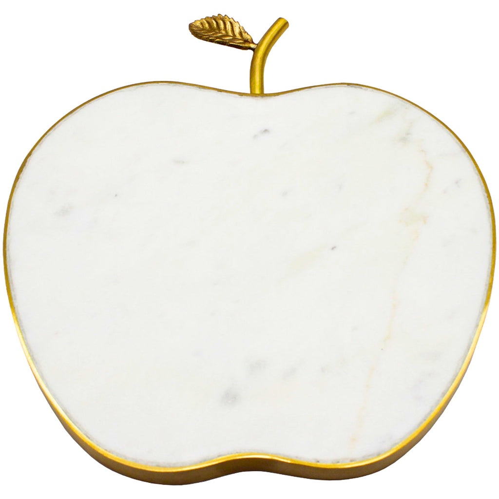 White Marble Apple Cheese Board godinger