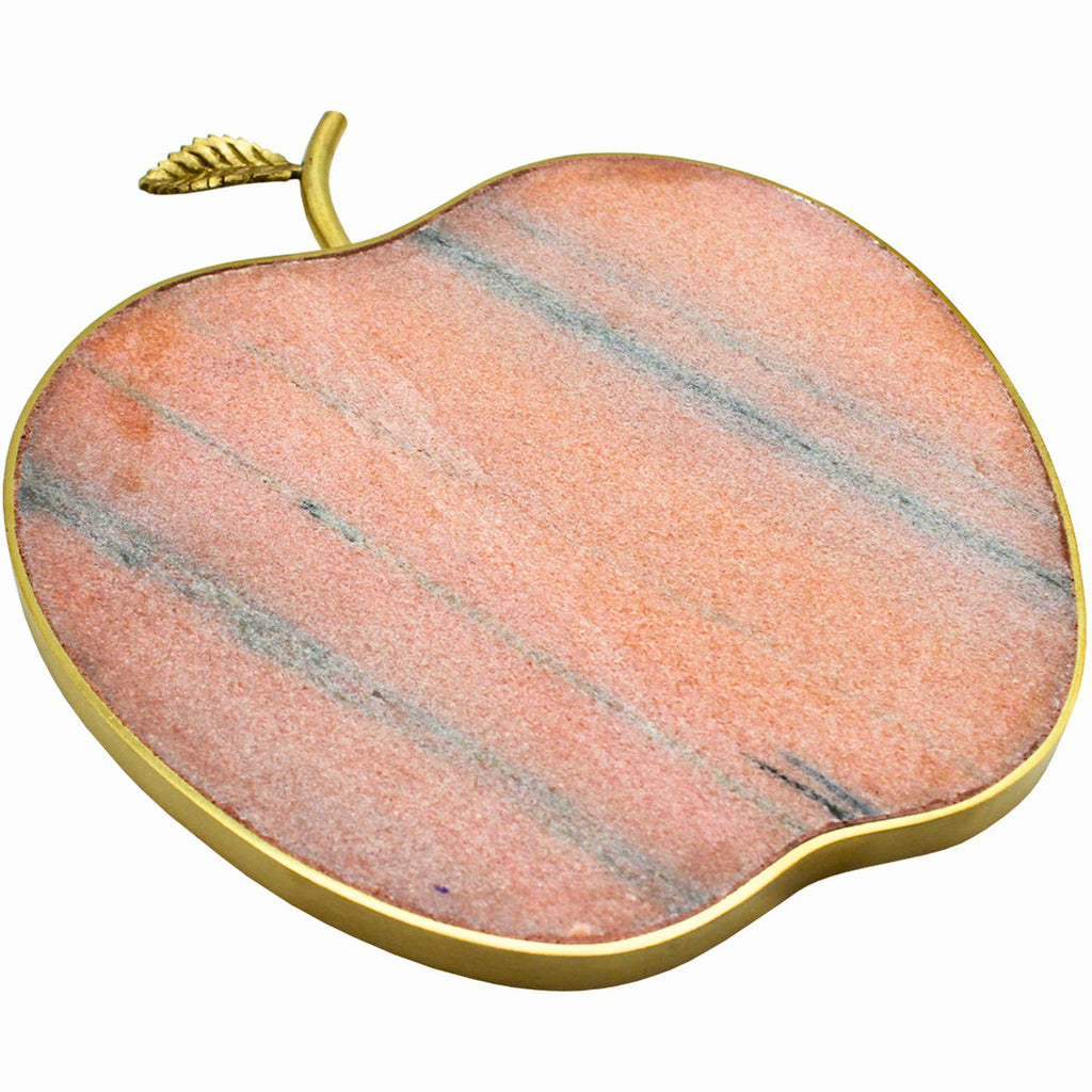 Pink Marble Apple Cheese Board godinger