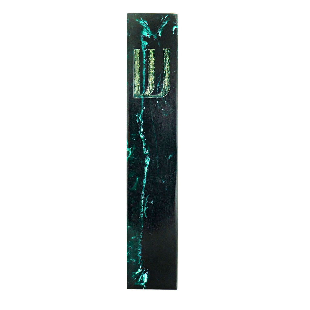 Black Resin Mezuzah Godinger All Judaica, Black, Judaica, Mezuzah, Resin, Resin Mezuzah, Shin