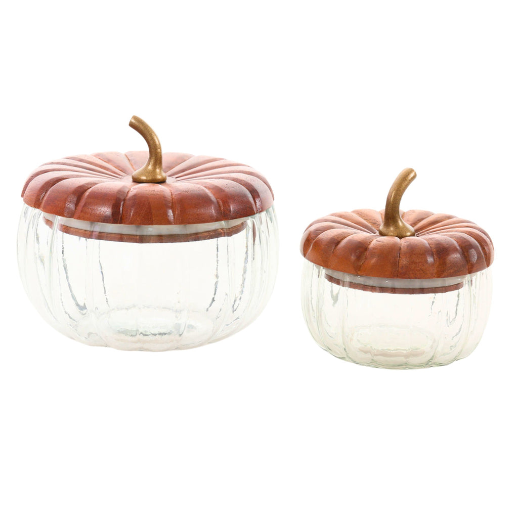 Harvest Pumpkin Large Storage Jar Godinger All Kitchen, Canister, Clear, Harvest, Kitchen Storage, Pumpkin, Storage, Storage Jar