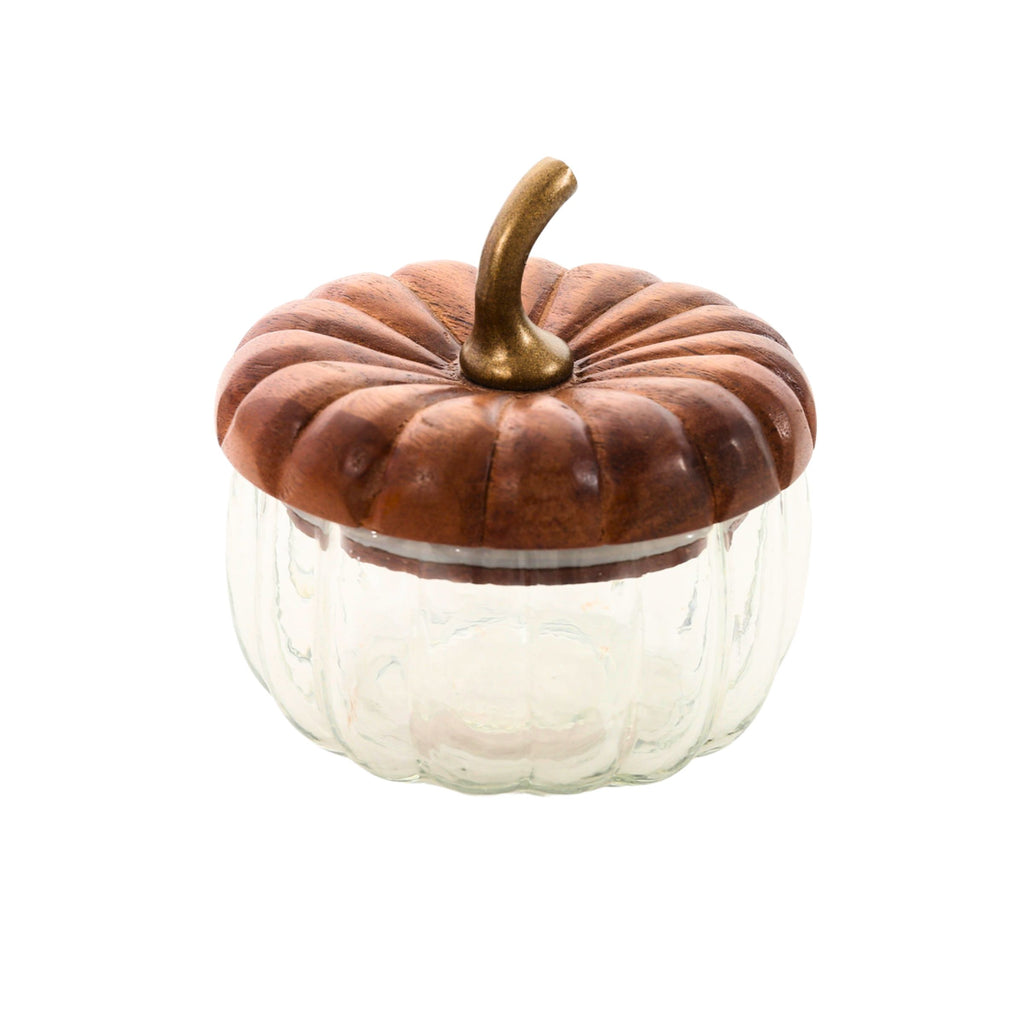 Harvest Pumpkin Small Storage Jar Godinger All Kitchen, Canister, Clear, Harvest, Kitchen Storage, Pumpkin, Storage, Storage Jar