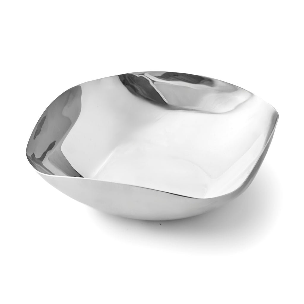 Auburn Square Organic Nut Bowl Godinger All Kitchen, Auburn, Kitchen, Mirrored Stainless, Nut Bowl, Stainless, Stainless Steel Godinger