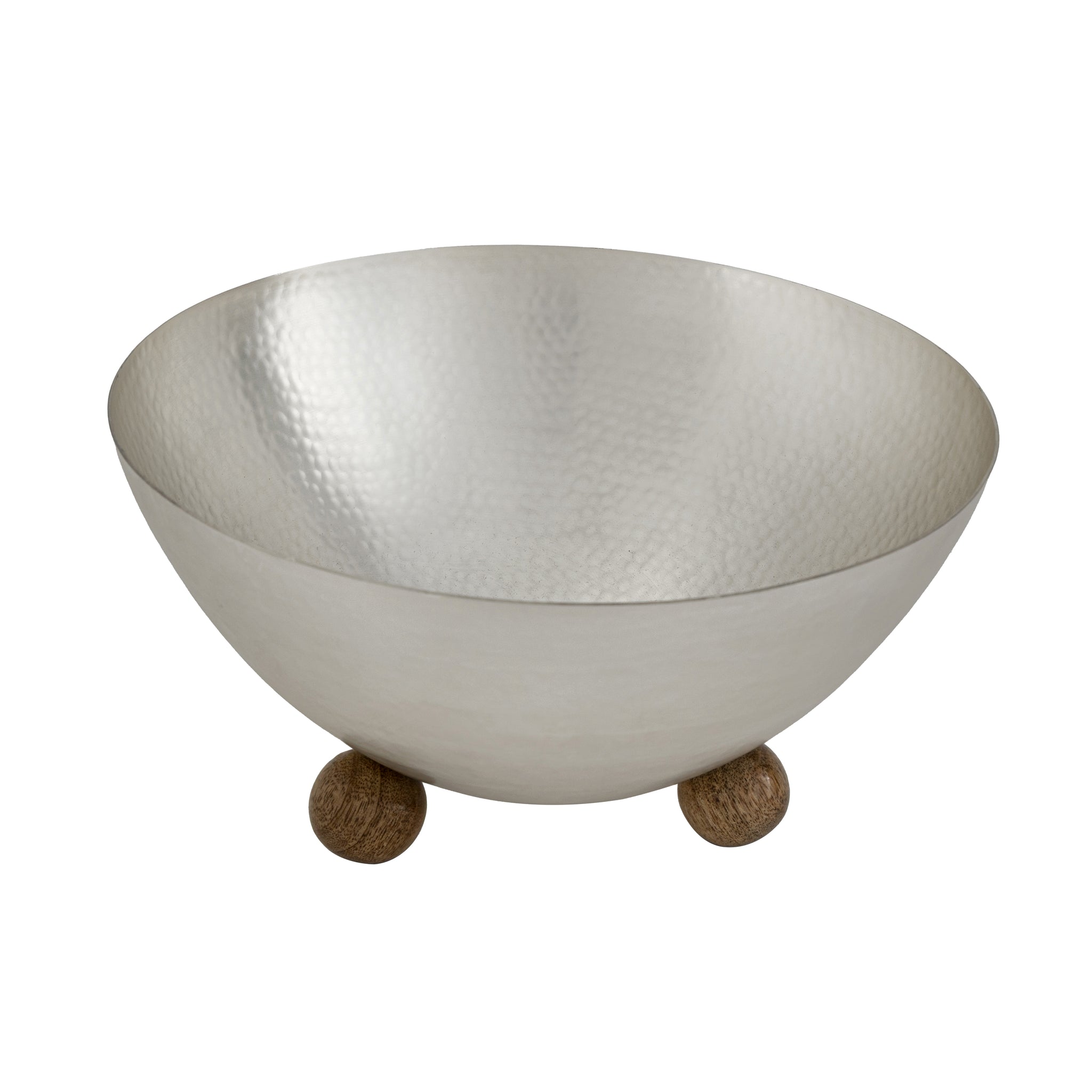Temari Hammered Silver Footed Salad Bowl – Godinger