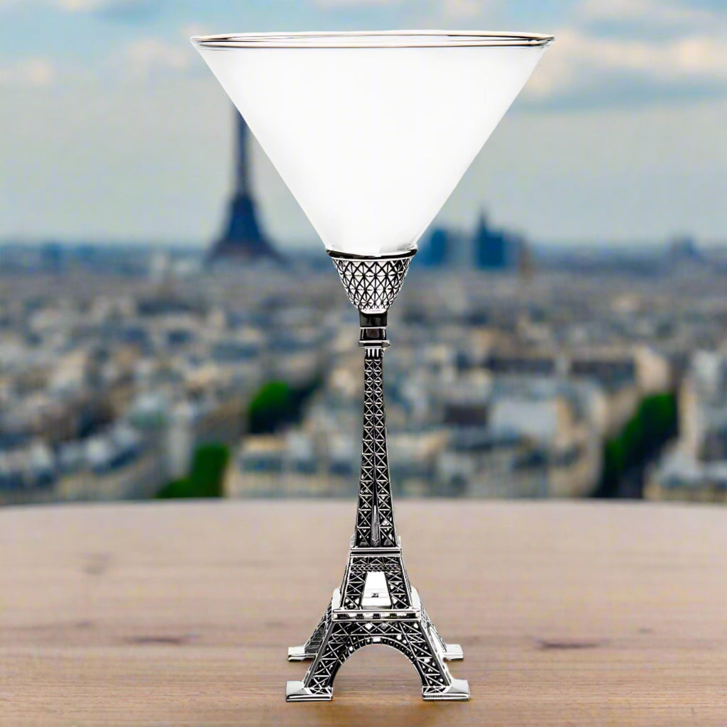 Landmark Eiffel Tower Martini Godinger All Glassware, All Glassware & Barware, Eiffel Tower, France, Glassware & Barware, Landmark, Martini, Martini & Coupes, Paris