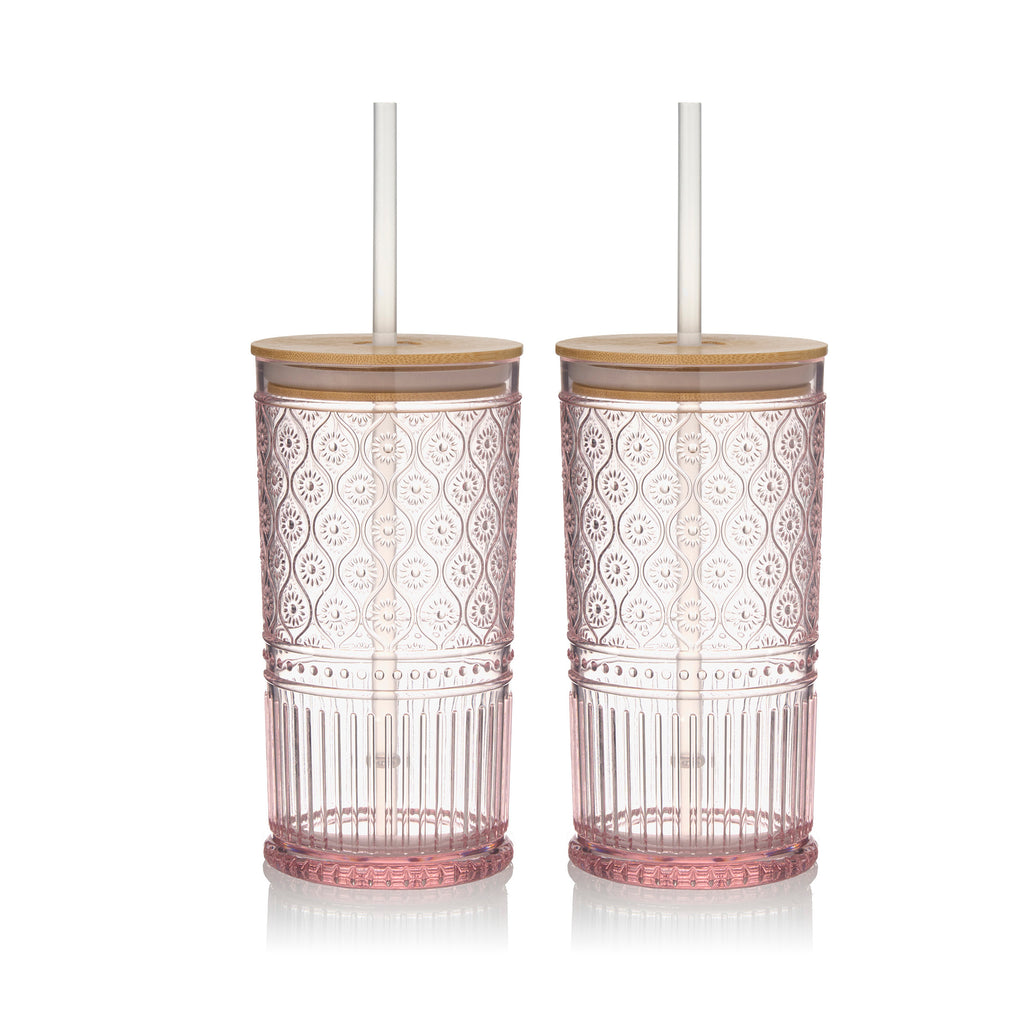 Claro Acrylic Pink Travel Tumbler, Set of 2 Godinger Acrylic Sippy Cup, All Barware, All Glassware, All Glassware & Barware, Barware, Claro, Claro Acrylic, Claro Acrylic Pink Sippy Cup, Claro Set, Glassware & Barware, Pink Claro, Pink Claro Acrylic, Sippy, To Go Cup, Travel Cup, Travel Tumbler Godinger