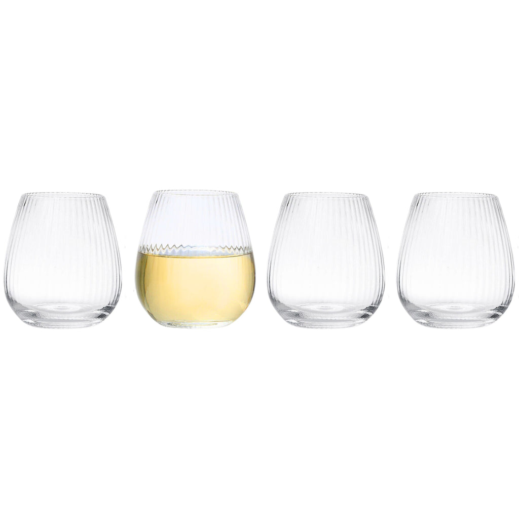 Divo Optic Stemless Wine Godinger All Barware, All Glassware, All Glassware & Barware, Clear, Divo, Divo Optic, Fluted, Fluted Stemless Wine, Optic, Optic Stemless Wine, Stemless, Stemless Wine