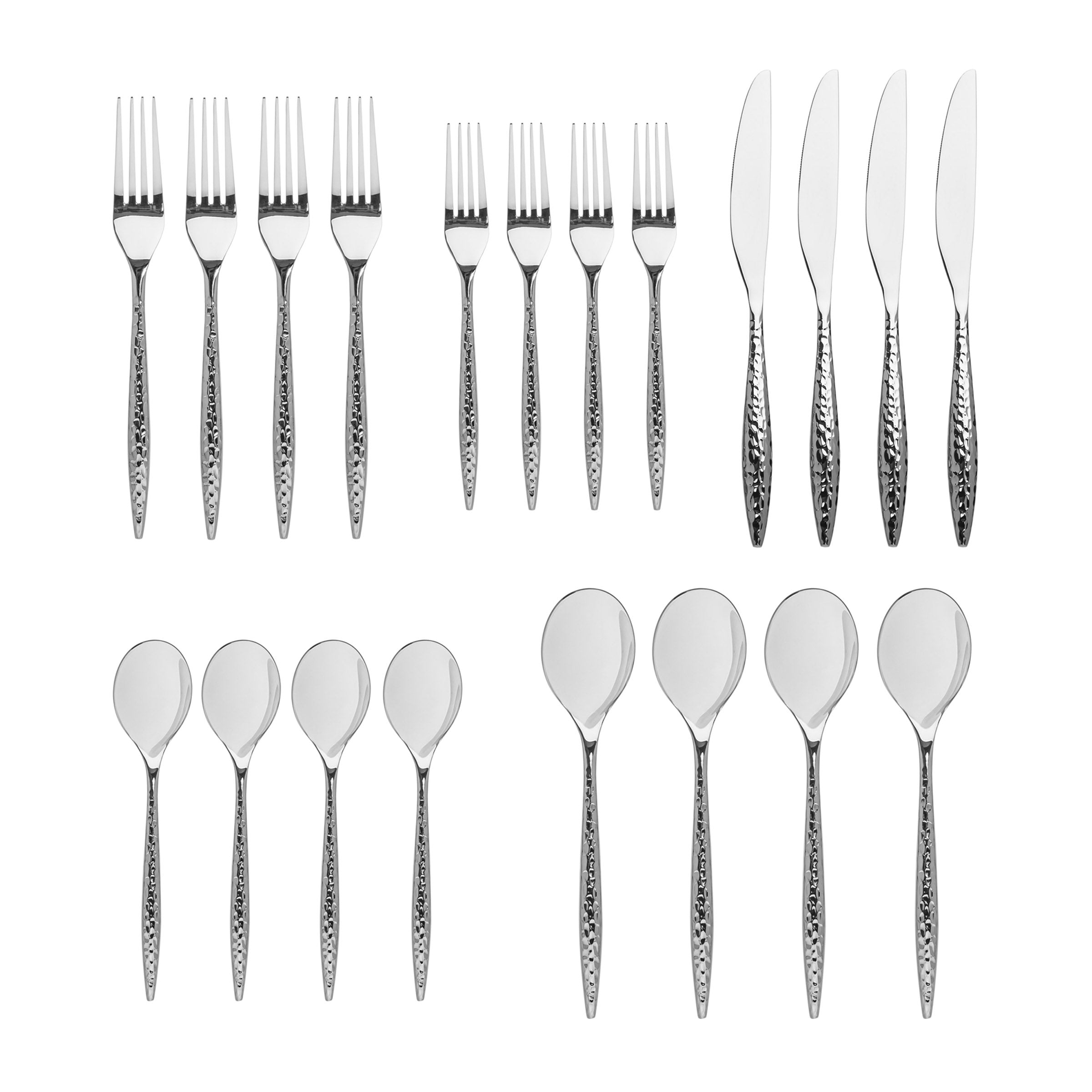 Godinger Fairmont Cosmopolitan Stainless 18/10 Flatware – Glossy Silverware, CHOICE Pieces, Used Condition