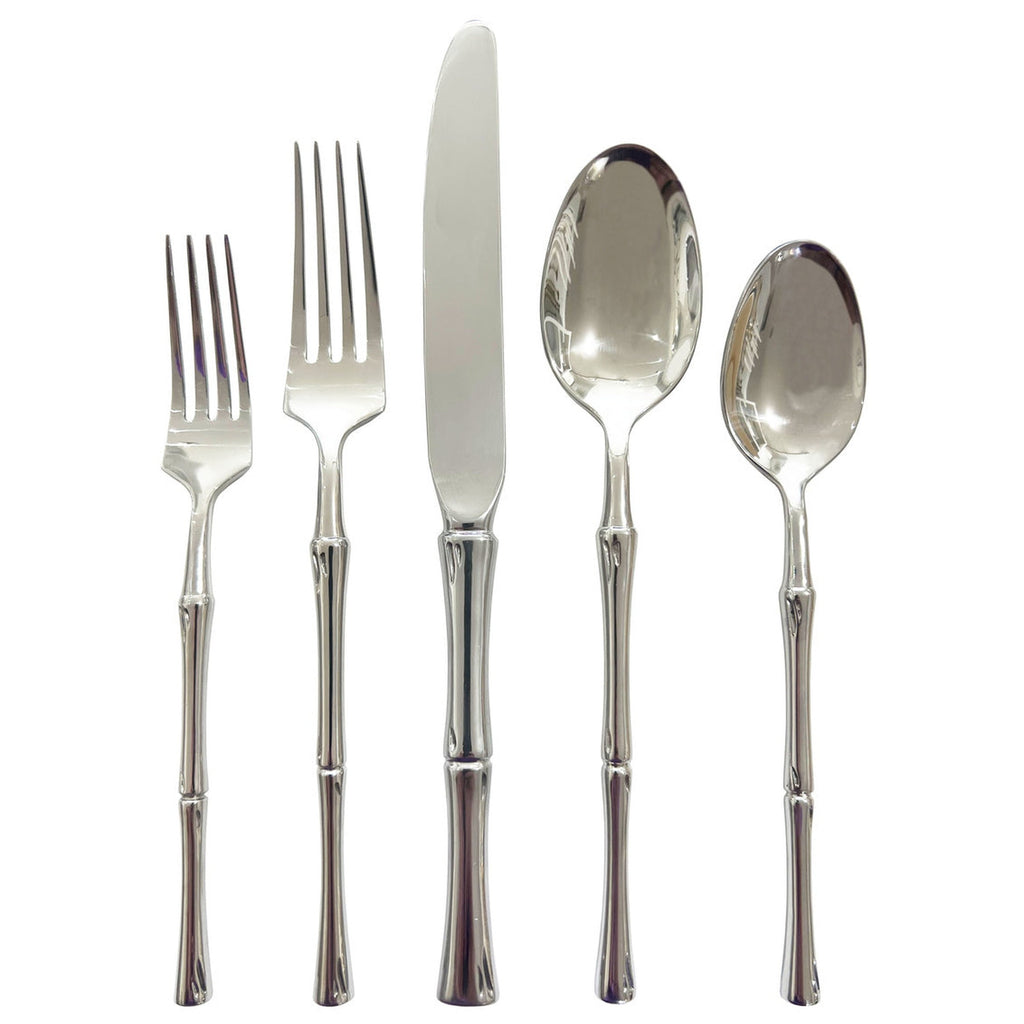 Rattan Mirrored 18/10 Stainless Steel 20 Piece Flatware Set, Service For 4 godinger